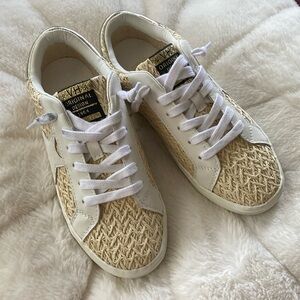 Vintage Havana Flair Raffia sneakers size 6